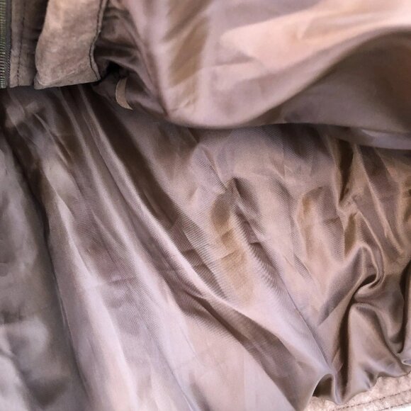 VTG KNIGHTSBRIDGE OUTERWEAR Leather Suede Jacket XL Men's Bomber Brown Full Zip - Picture 11 of 15